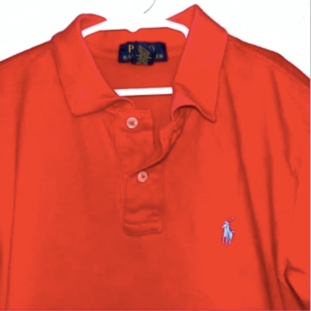 Kid's Polo Ralph Lauren Red Polo Shirt - Picture 3 of 6